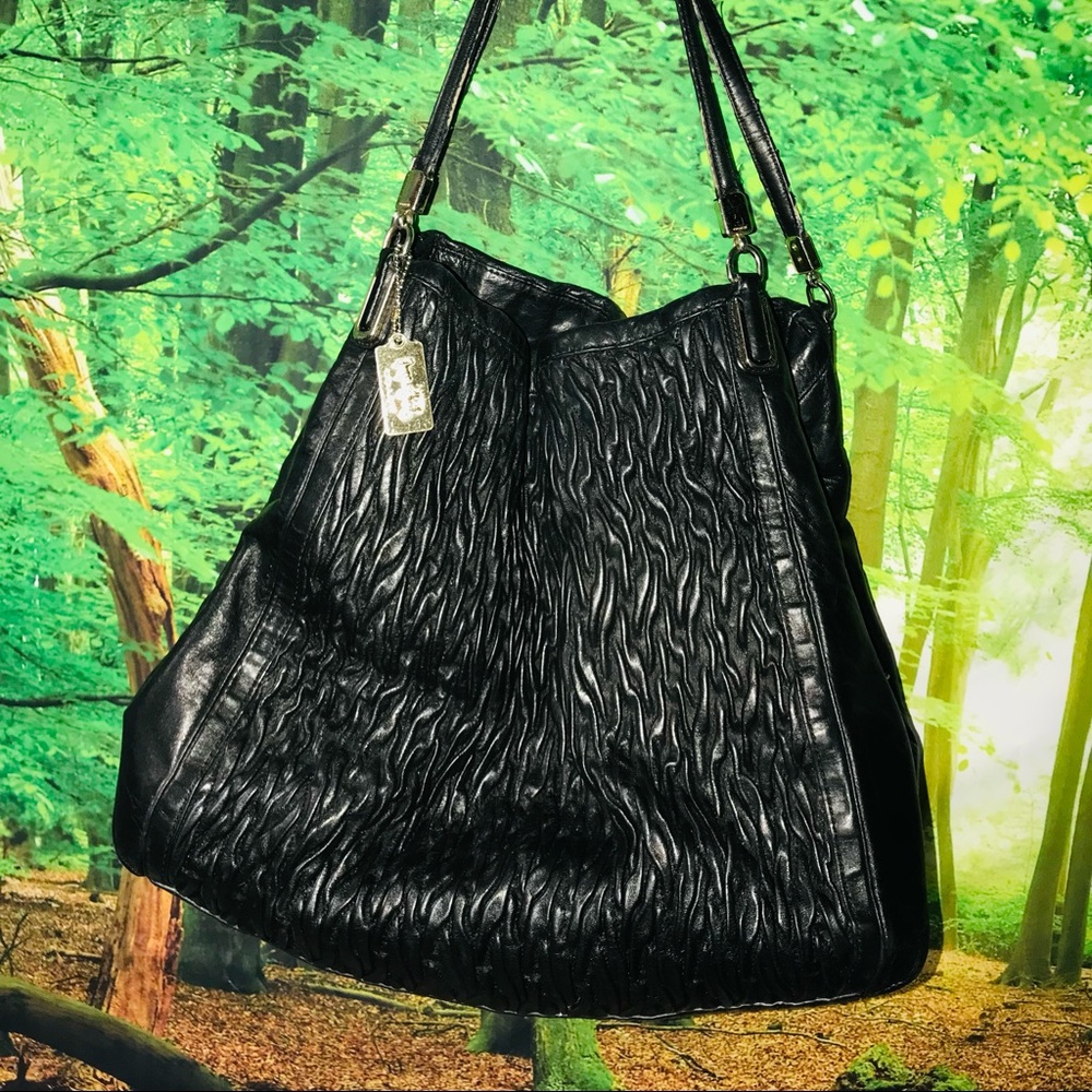 Coach Madison Phoebe Black Leather Purse